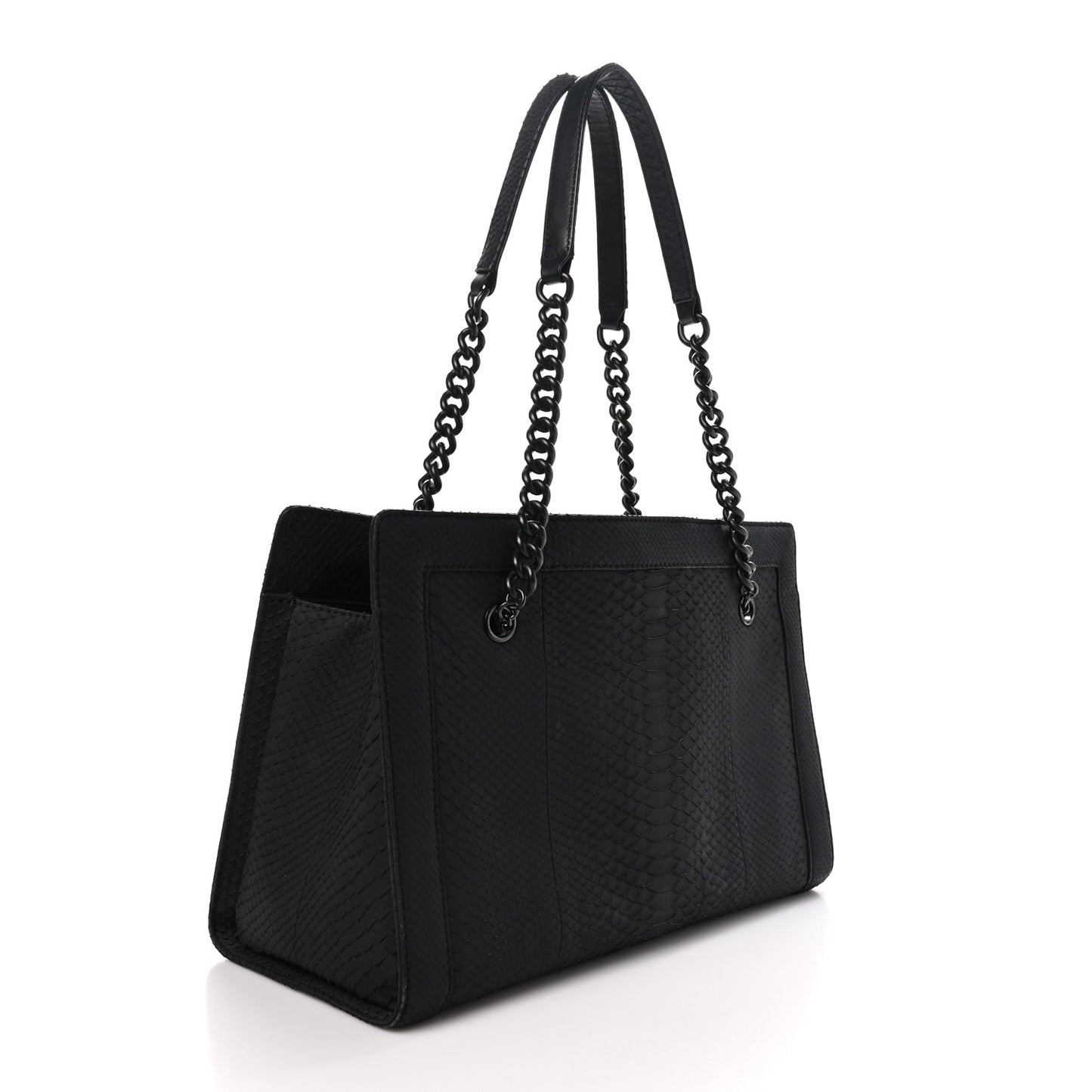 Snakeskin Boy Shopping Tote So Black