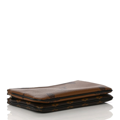 Louis Vuitton Reverse Monogram Giant Double Zip Pochette 5 of 11