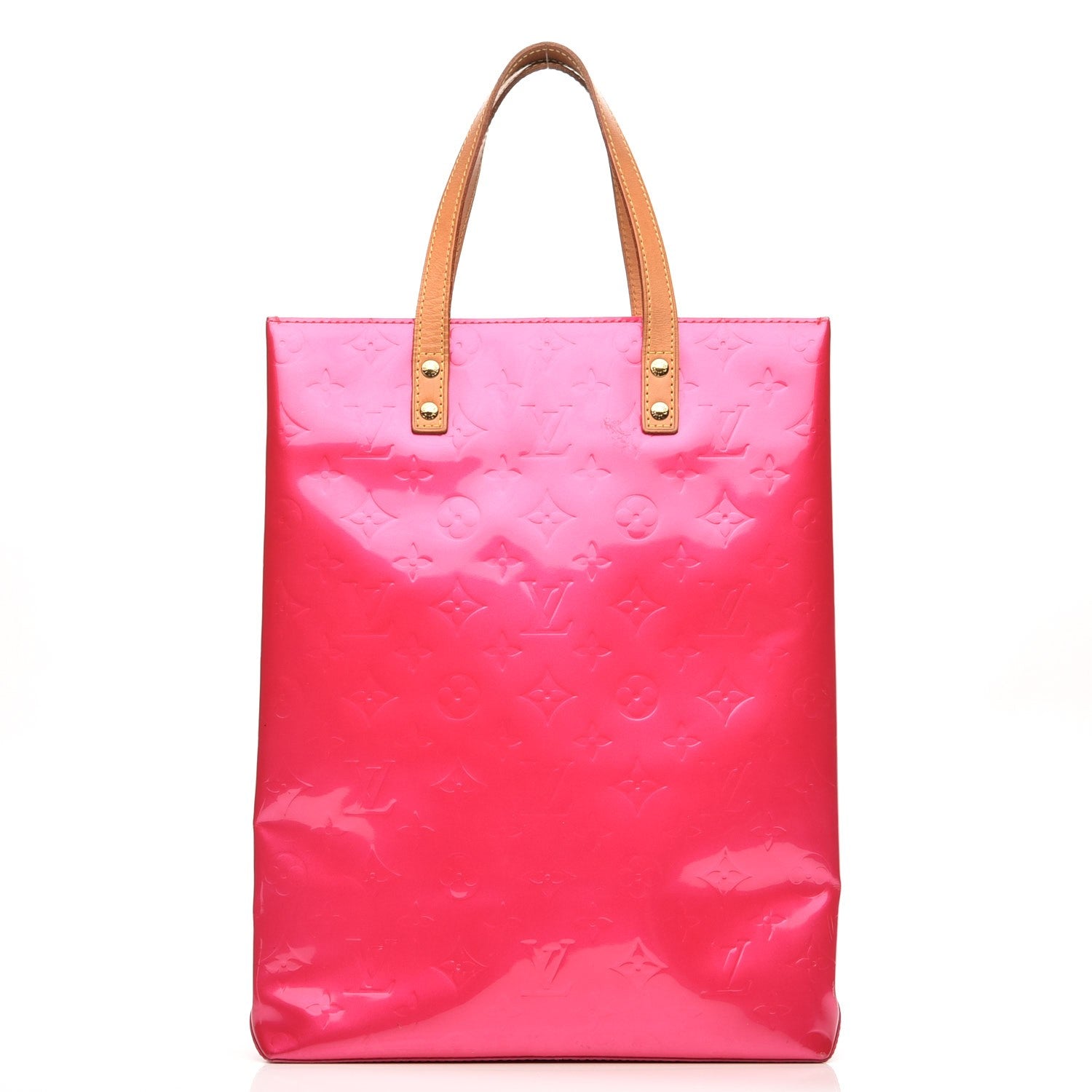 Louis Vuitton Vernis Reade MM Fuchsia 1 of 8