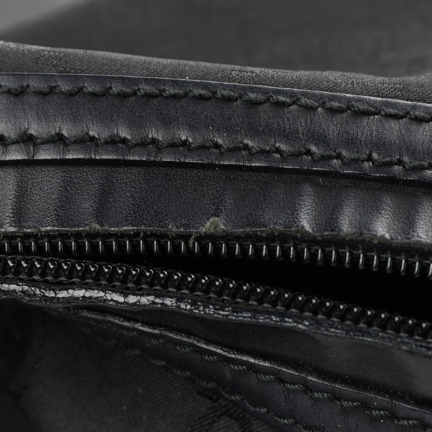 Nylon Monogram Extra Large Hobo Black