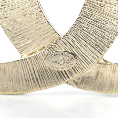 Chanel Baguette Crystal Dubai CC Brooch Gold 3 of 4