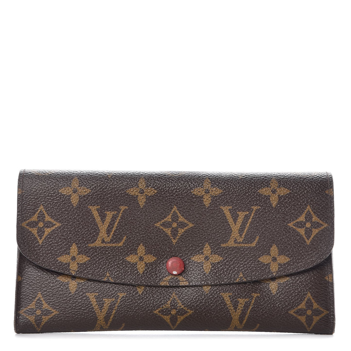 Monogram Emilie Wallet Red