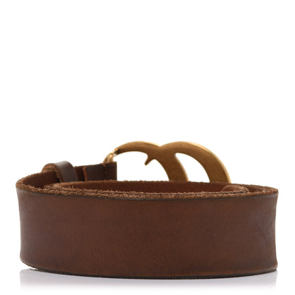 Gucci Faded Calfskin Double G Belt 80 32 Cuir 2 of 5
