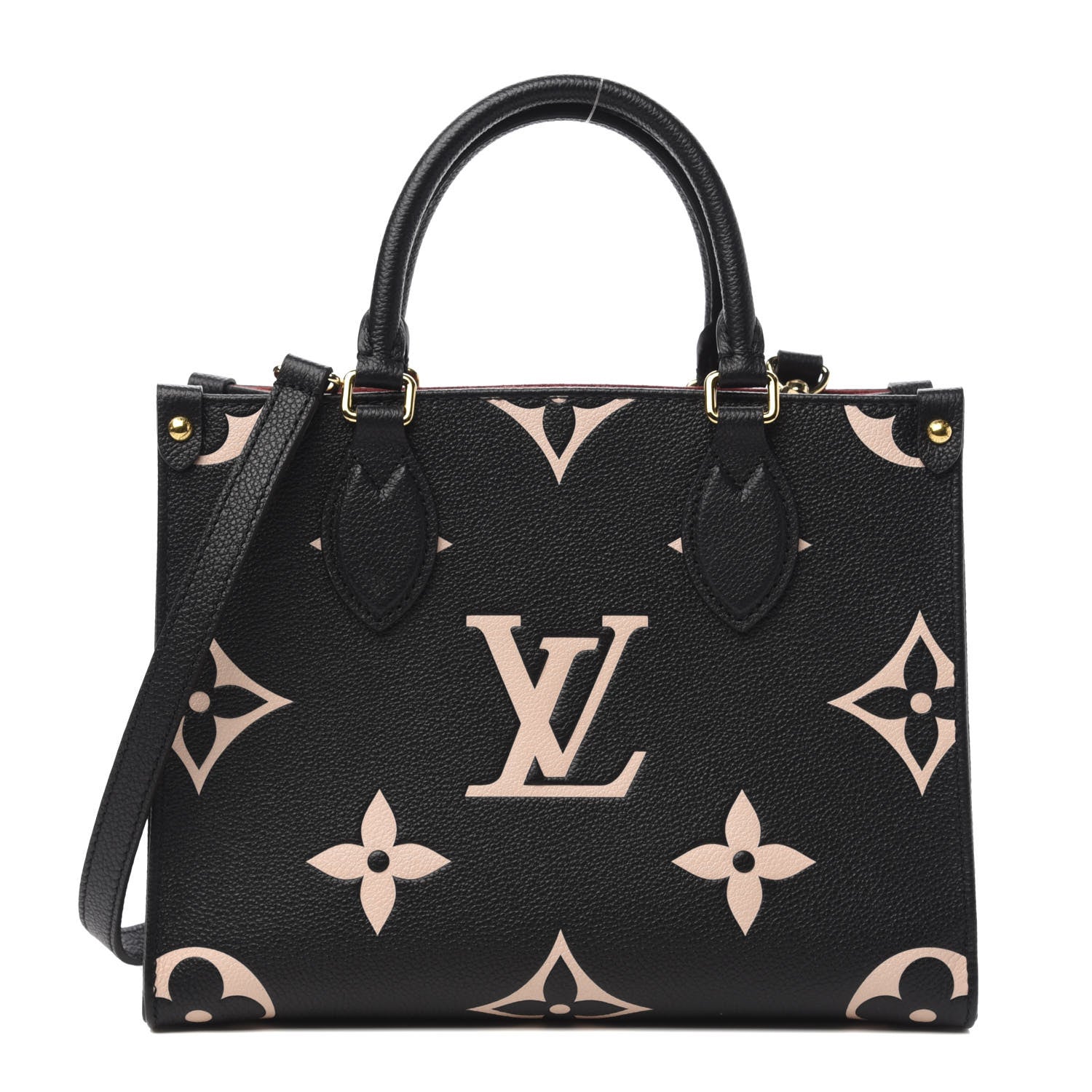 Louis Vuitton Empreinte Monogram Giant Onthego PM Black Beige 1 of 11
