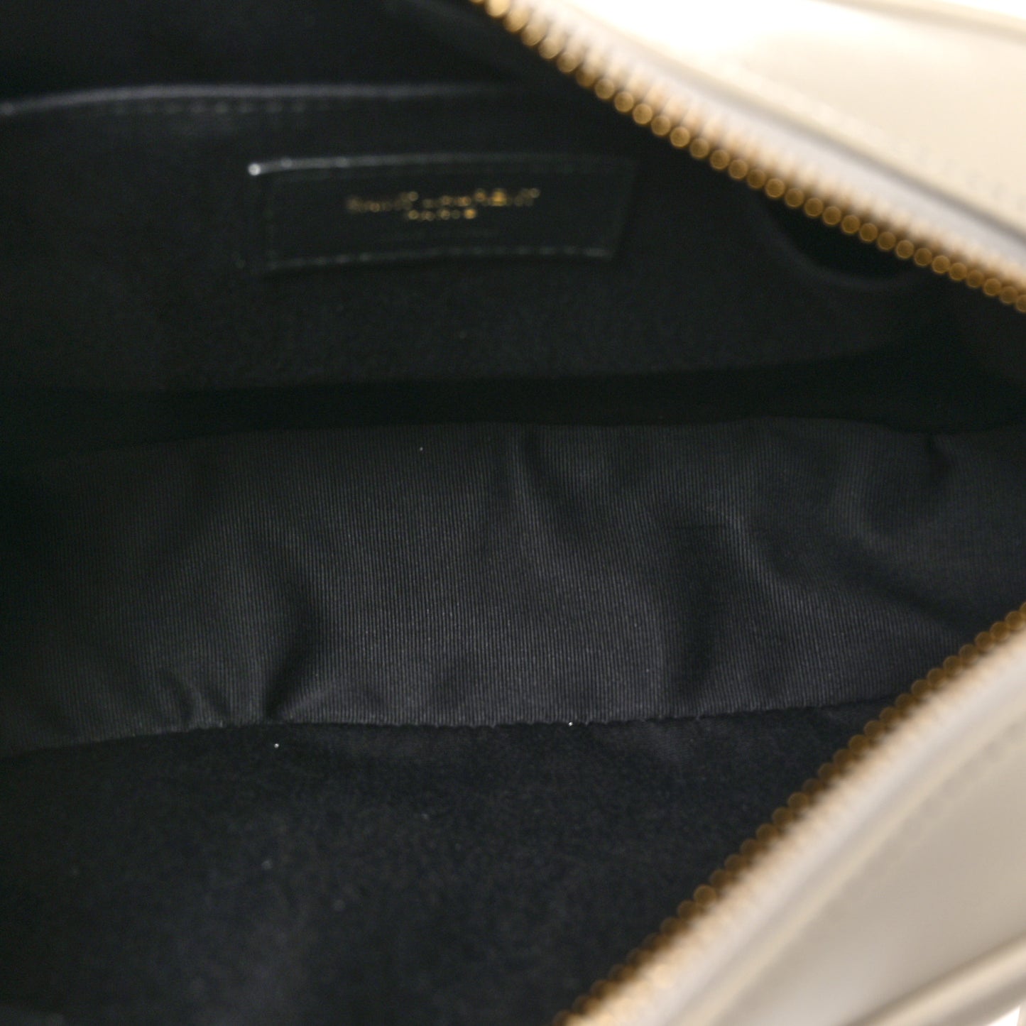 Calfskin Matelasse Monogram Lou Camera Bag Crema Soft
