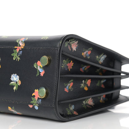 Saint Laurent Calfskin Prairie Printed Nano Sac De Jour Black 9 of 14