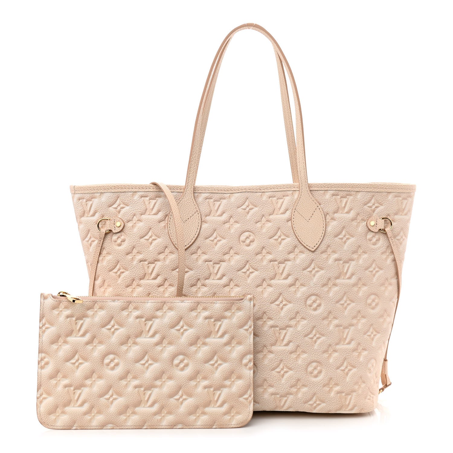 Louis Vuitton Empreinte Monogram Summer Stardust Neverfull MM Beige Clair 1 of 11