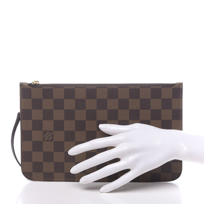 Louis Vuitton Damier Ebene Neverfull MM GM Pochette 2 of 7