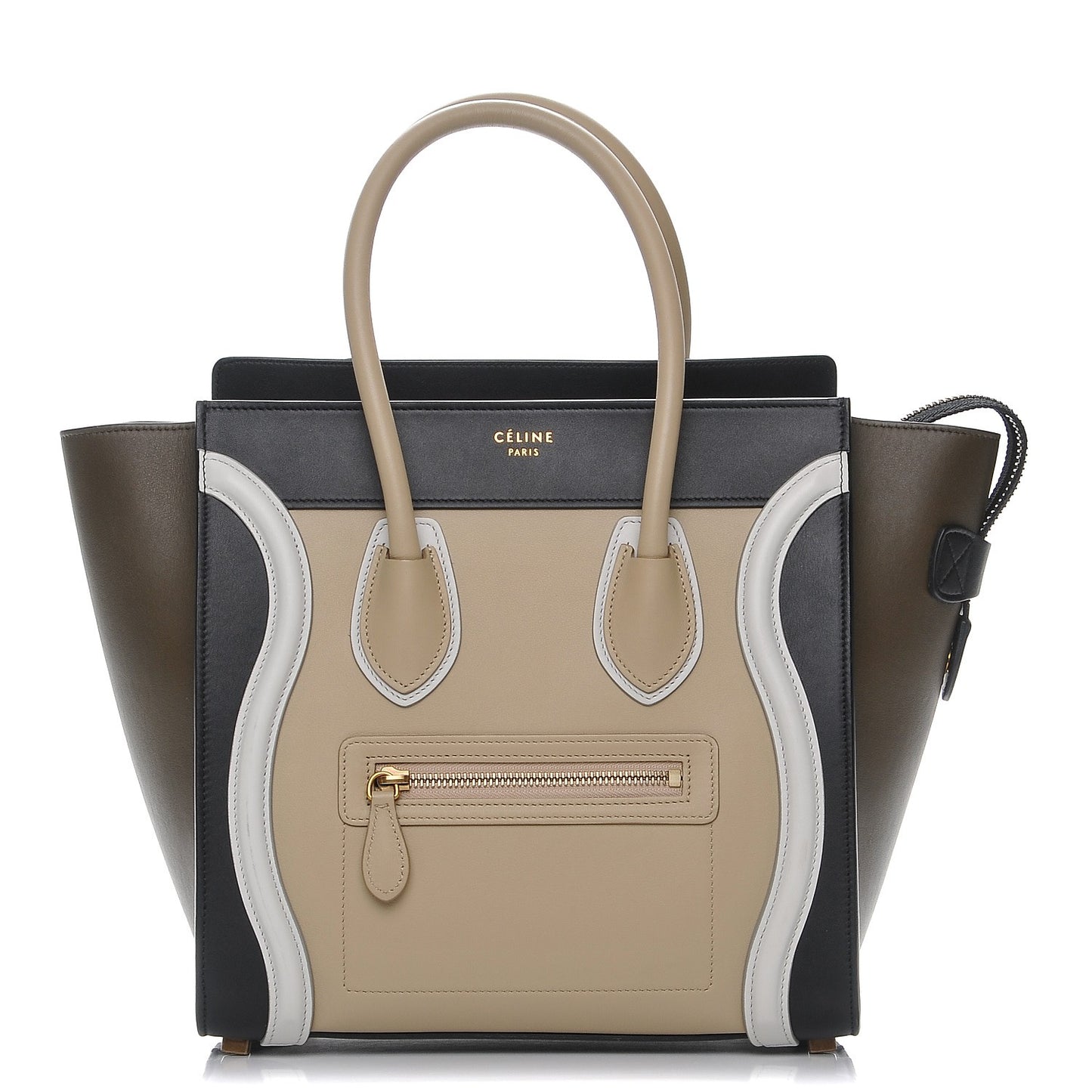 Smooth Calfskin Micro Luggage Beige