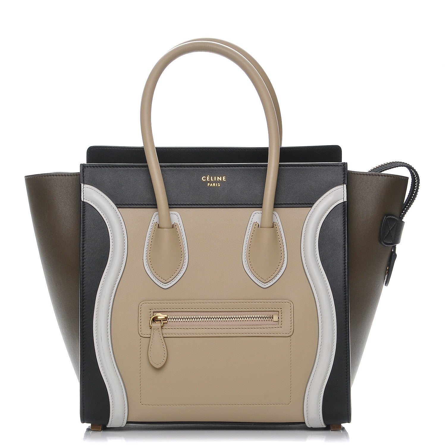 Celine Smooth Calfskin Micro Luggage Beige 1 of 8