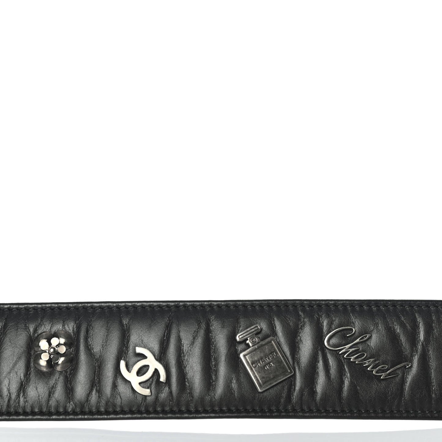 Lambskin Lucky Charms CC Belt 85 34 Black