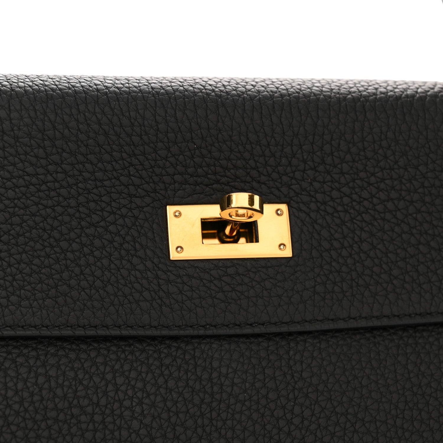 Hermes Togo Kelly Retourne 32 Black 14 of 15