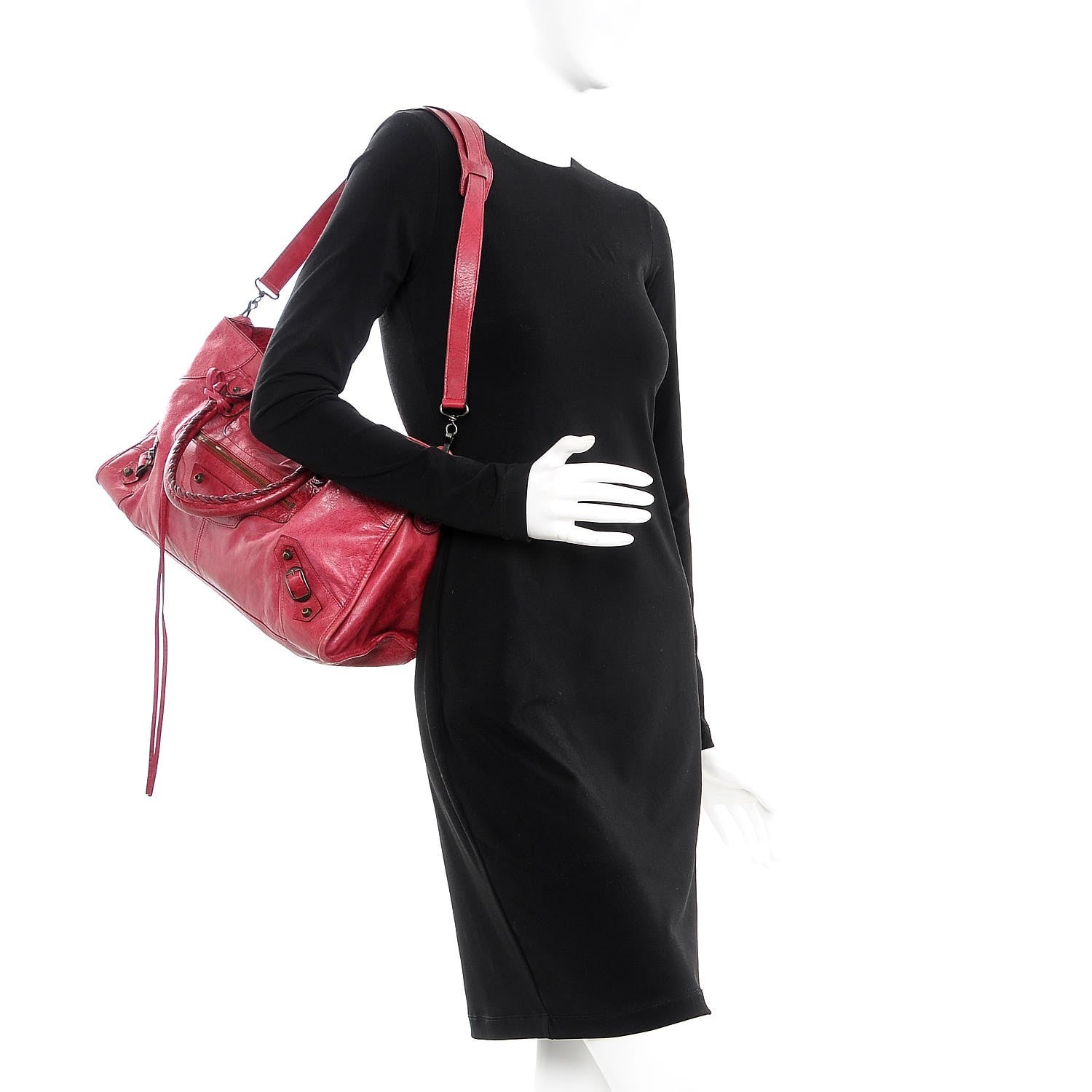 Balenciaga Agneau Classic Hardware Part Time Pourpre 2 of 12