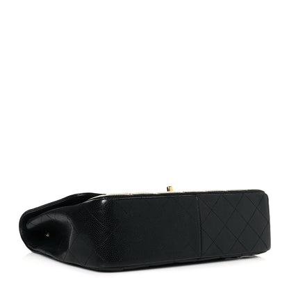Chanel Caviar Quilted Jumbo Single Flap Black 4 of 15