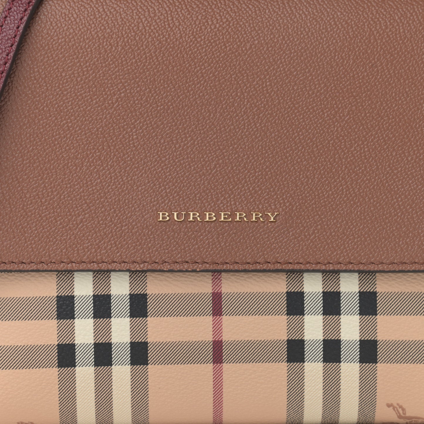 Haymarket Check Small Loxley Crossbody Bright Toffee