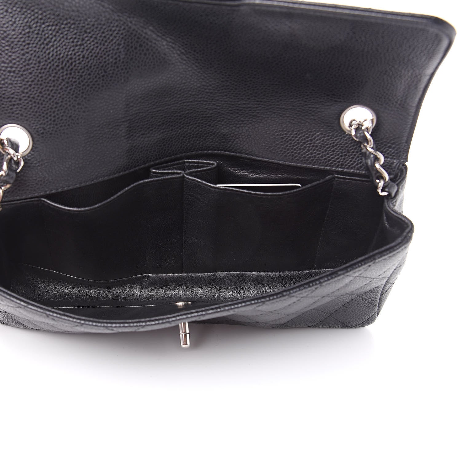 Chanel Caviar Quilted East West Flap Black 5 of 11