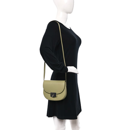 Celine Grained Calfskin Small Trotteur Sage 3 of 9