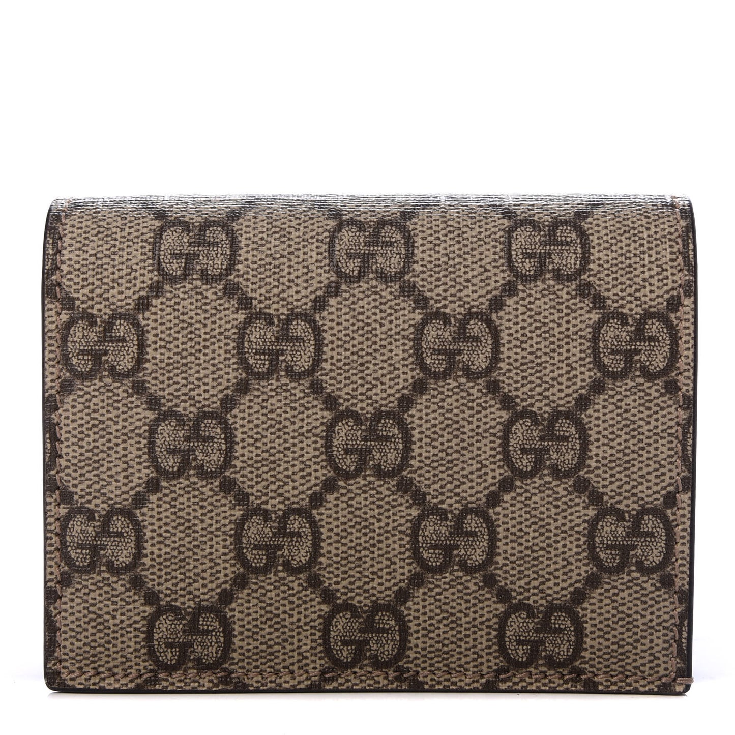 GG Supreme Monogram Card Case Beige