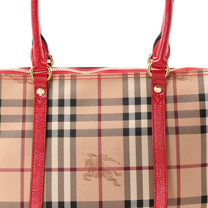 Burberry Haymarket Check Small Salisbury Tote Bright Rose 8 of 10