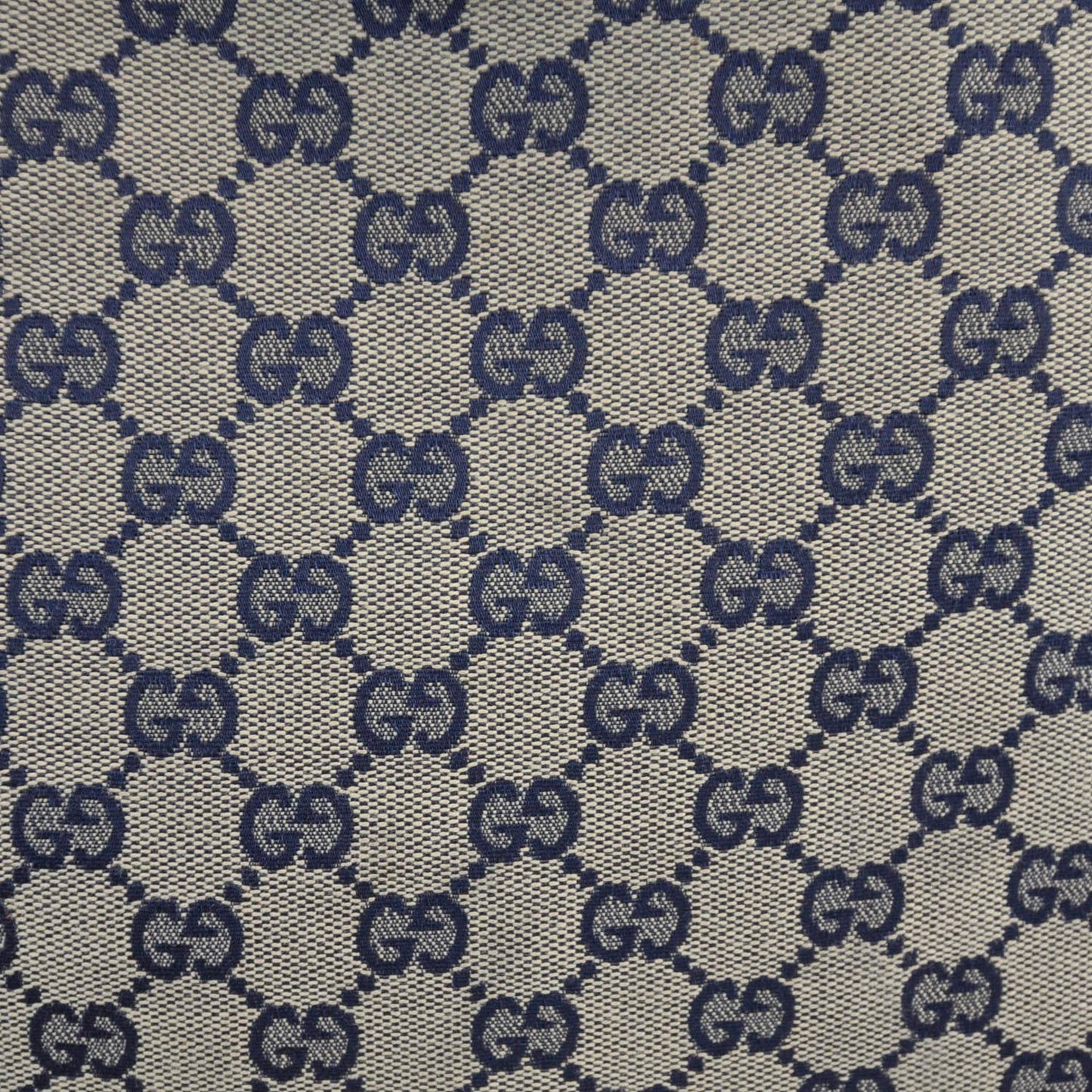 GG Monogram Large Web Handle Vertical Tote Dark Navy