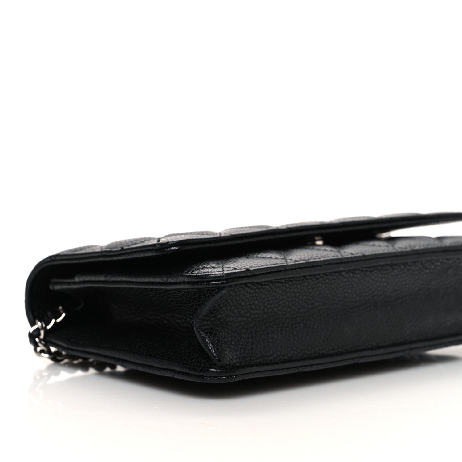 Chanel Caviar Quilted Wallet on Chain WOC Black 10 of 11