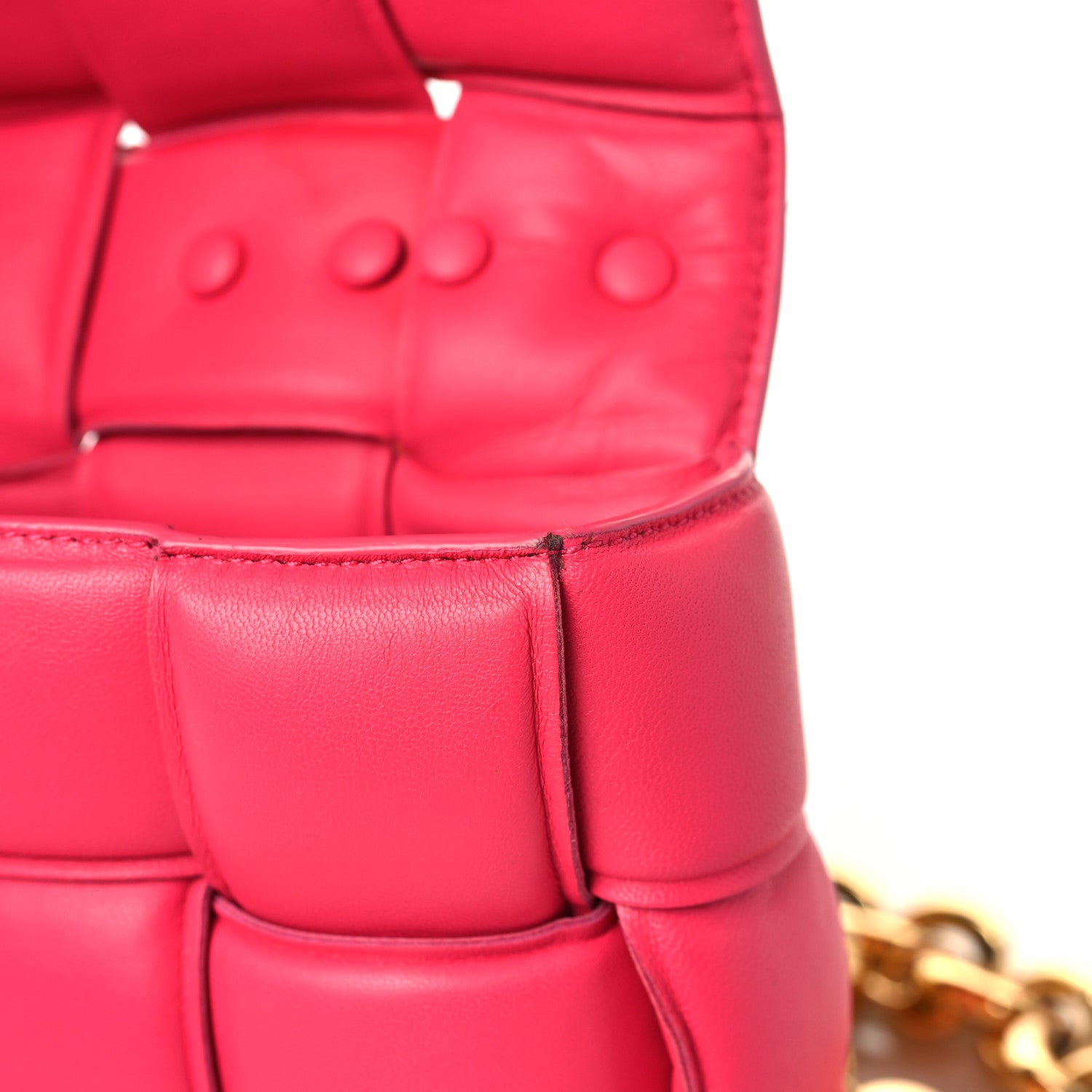 Bottega Veneta Lambskin Maxi Intreccio Padded Chain Cassette Crossbody Bag 10 of 11