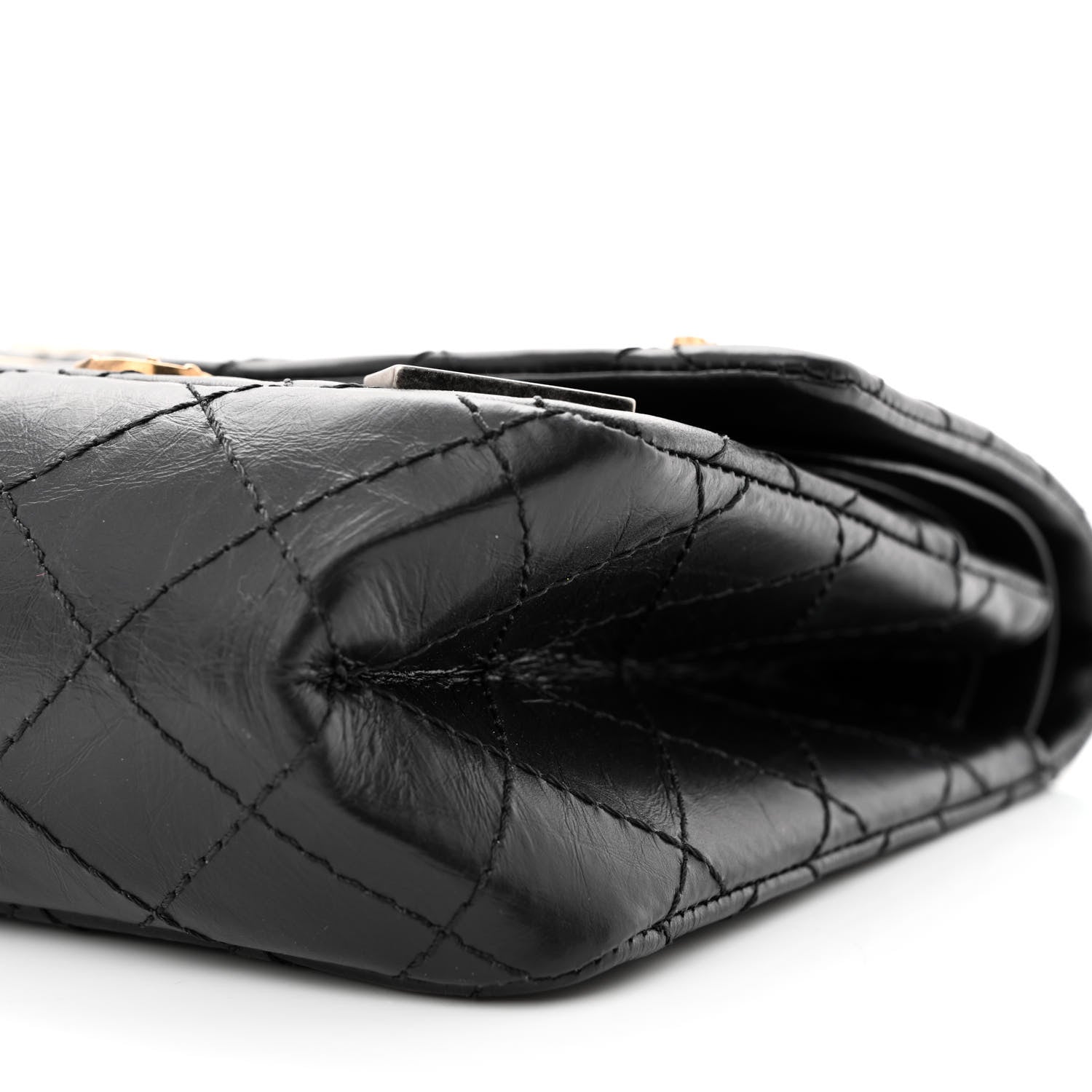Chanel Aged Calfskin Lucky Charms 2.55 Reissue 225 Flap Black 10 of 11
