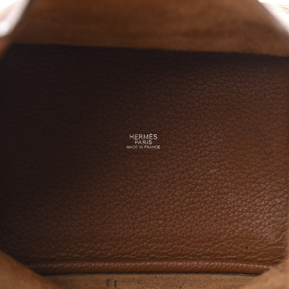 Hermes Taurillon Clemence Picotin 18 PM Gold 6 of 14