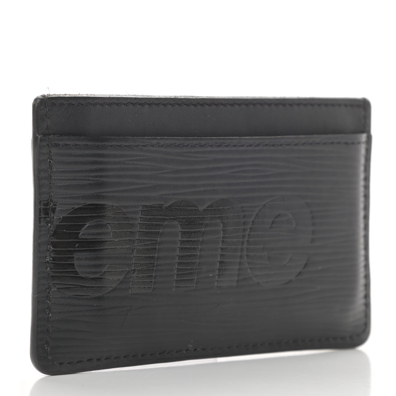 Louis Vuitton X SUPREME Epi Card Holder Black 3 of 8