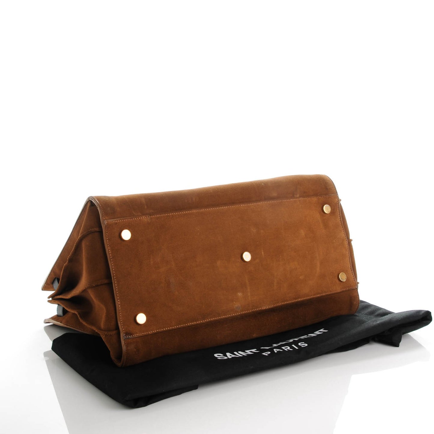 Suede Large Sac de Jour Carryall Camel