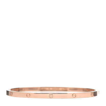Cartier 18K Pink Gold Small LOVE Bracelet 19 3 of 7