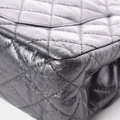 Chanel Metallic Aged Calfskin Quilted 2.55 Reissue 227 Flap Dark Silver 12 of 16