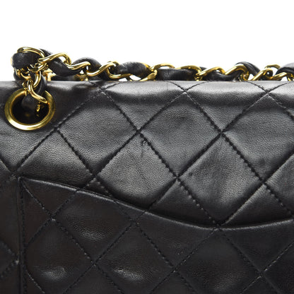 Chanel Lambskin Quilted Small Double Flap Black 19 of 21