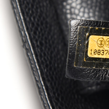 Chanel Caviar Quilted Petit Shopping Tote PST Black 6 of 10