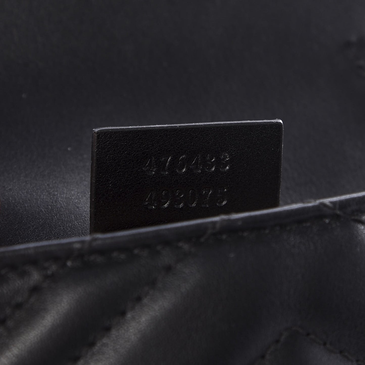 Calfskin Matelasse Super Mini GG Marmont Shoulder Bag Black