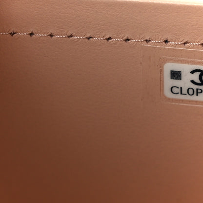 Chanel Shiny Caviar Preppy Coco Long Vanity With Strap Light Pink 7 of 12
