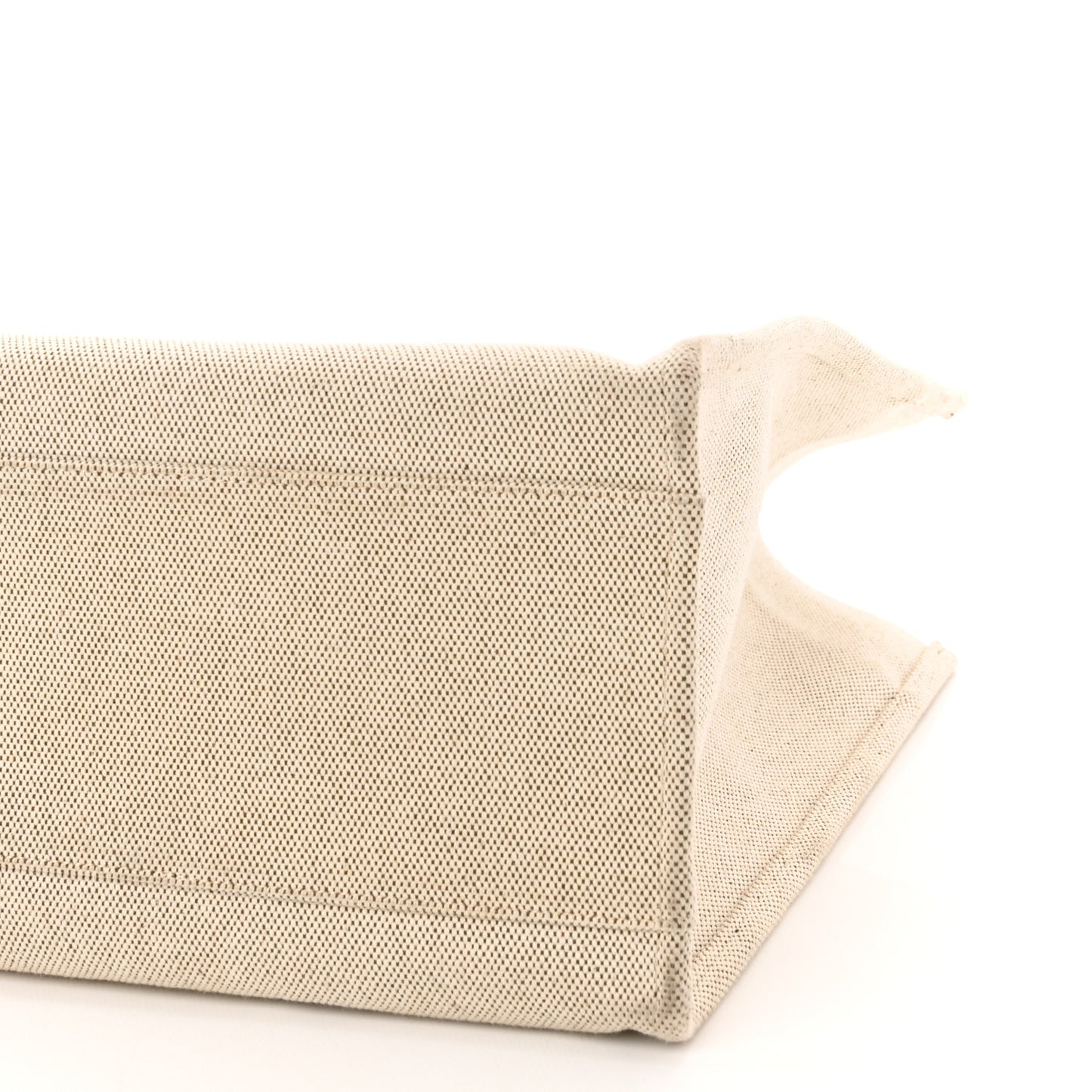 Canvas Calfskin La Medusa Tote Bag Beige
