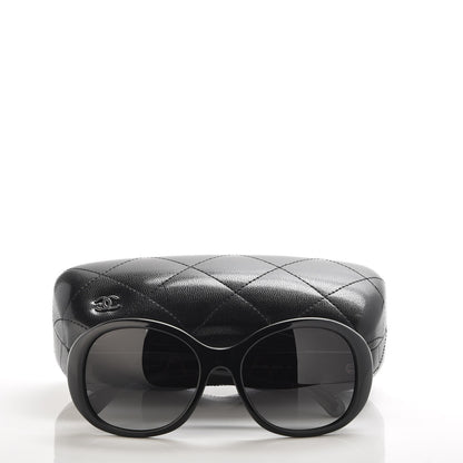 Chanel Acetate CC Turnlock Sunglasses 5235-Q Black Beige 7 of 7