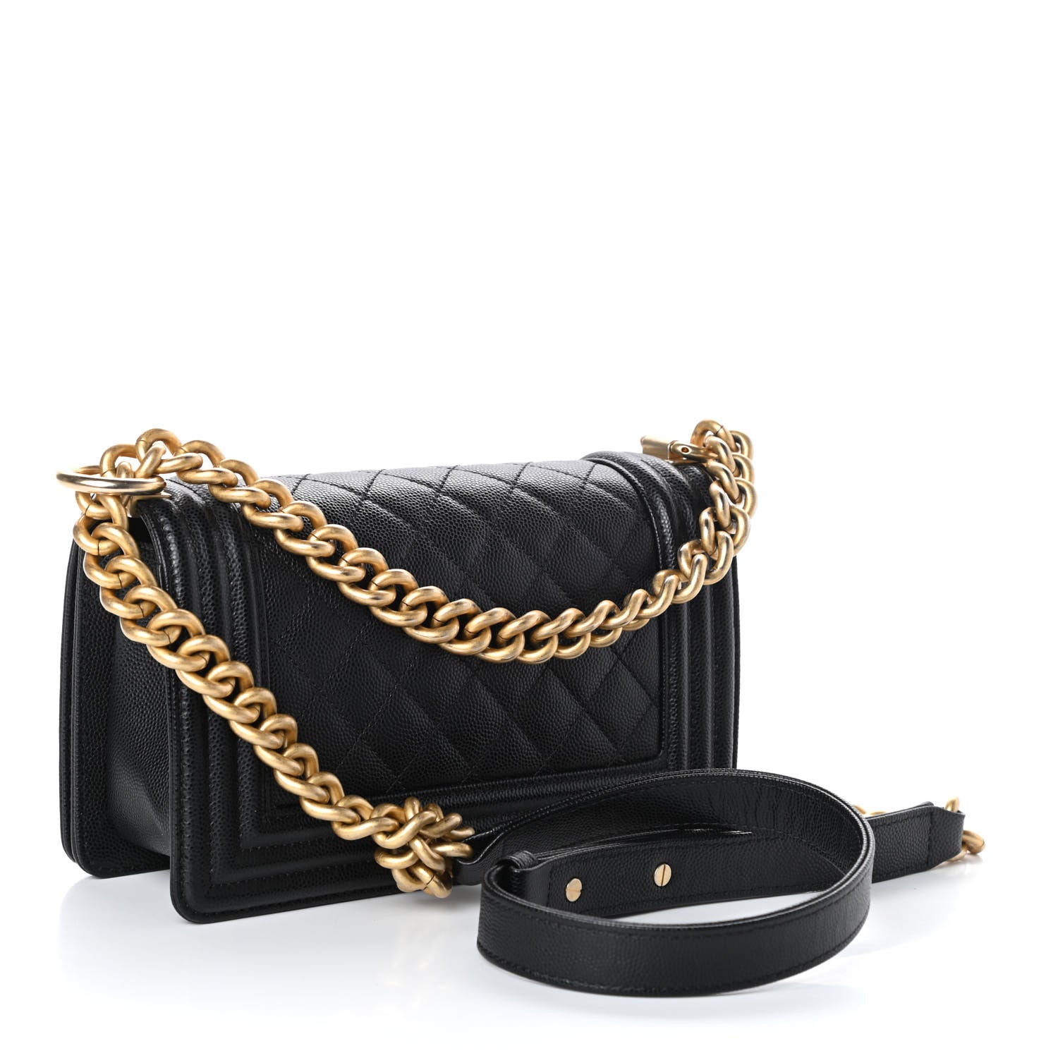 Chanel Caviar Quilted Small Boy Flap Black 3 of 11