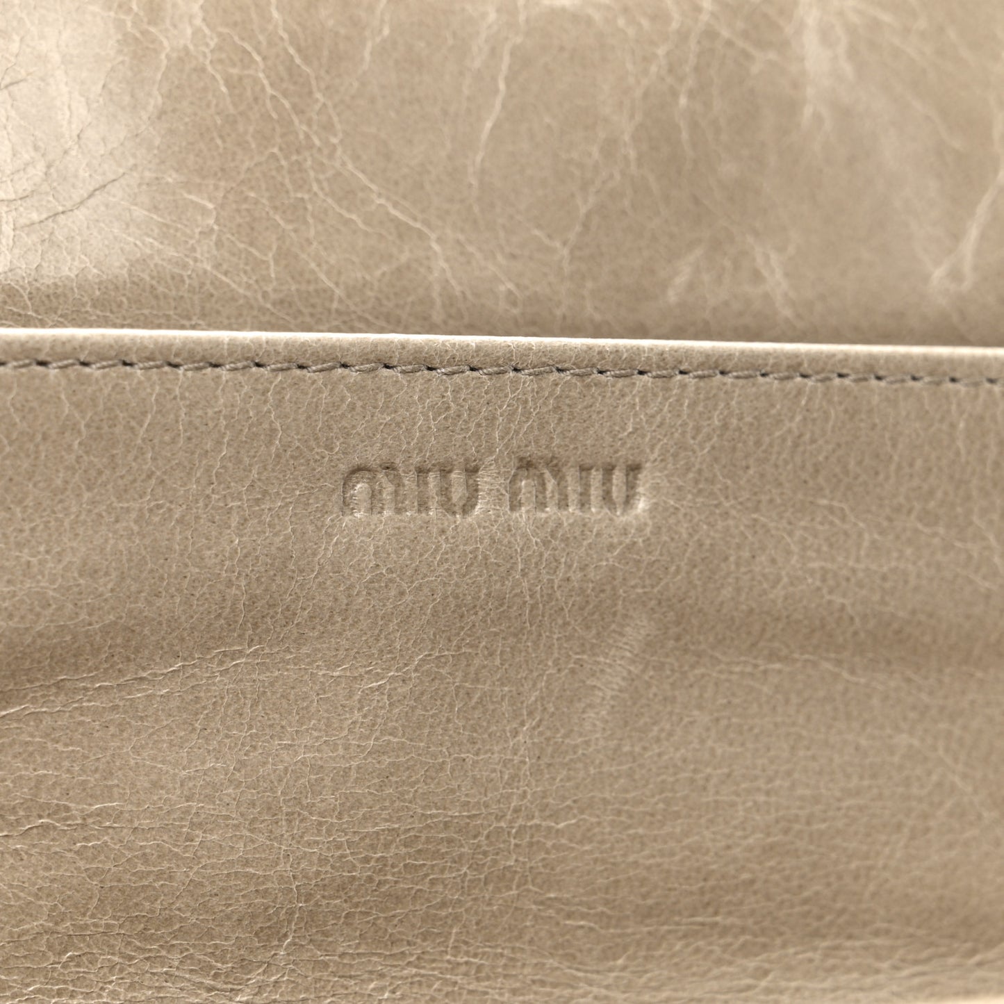 Nappa Lux Matelasse Flap Wallet Pomice