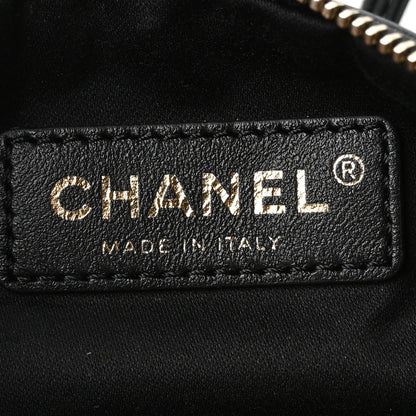 Chanel Mesh Calfskin Small Shopping Bag Transparent Black 7 of 12
