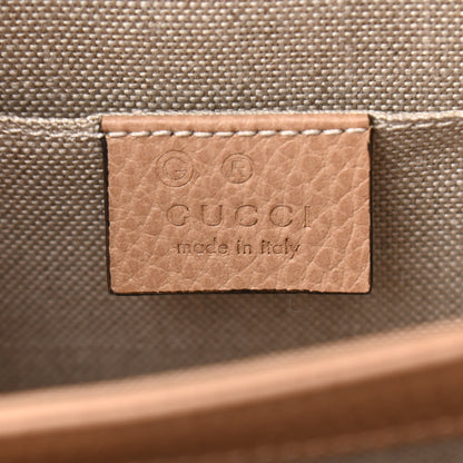 Gucci Dollar Calfskin Interlocking G Shoulder Bag Camelia 6 of 11