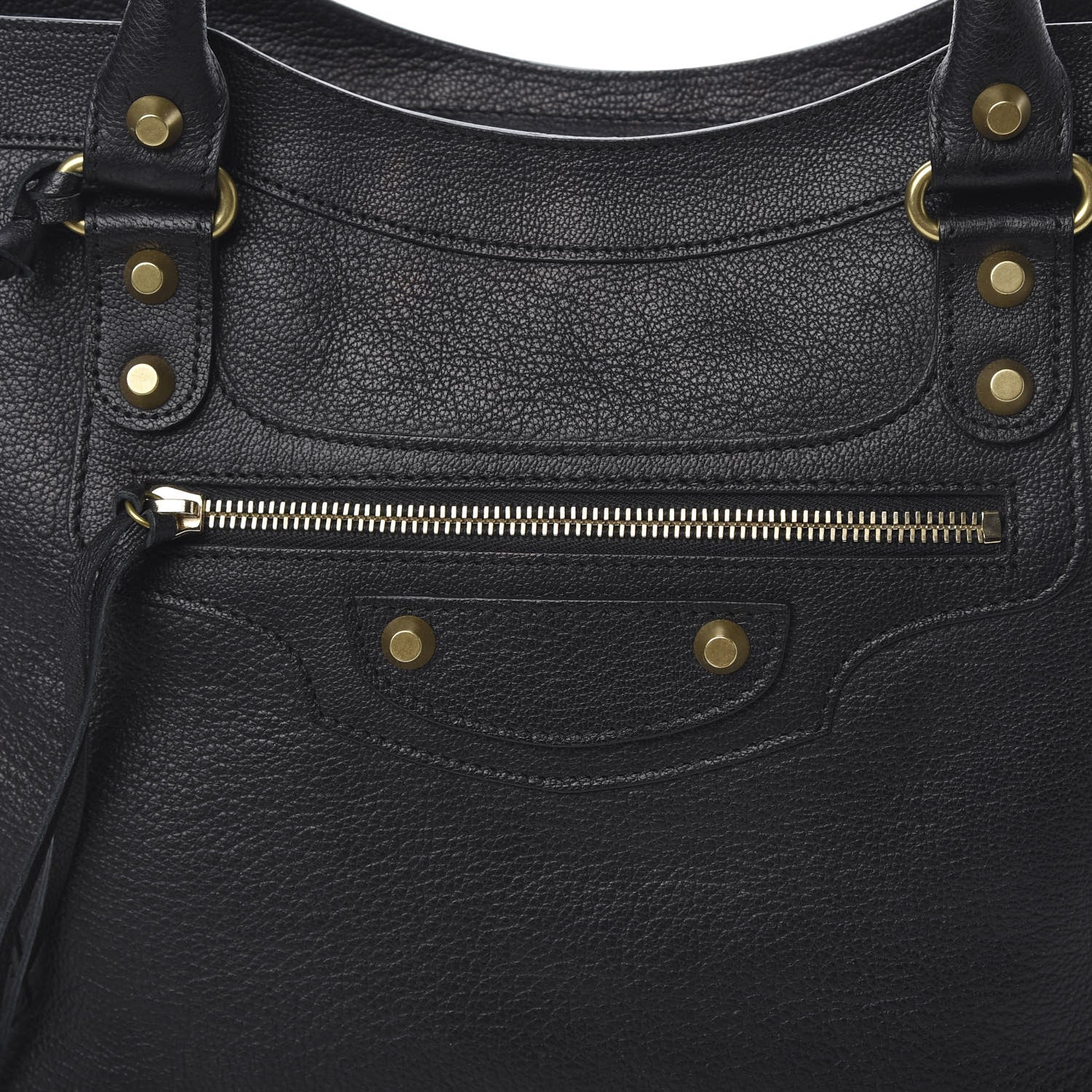 Balenciaga Agneau Classic Gold Hardware City Black 9 of 11