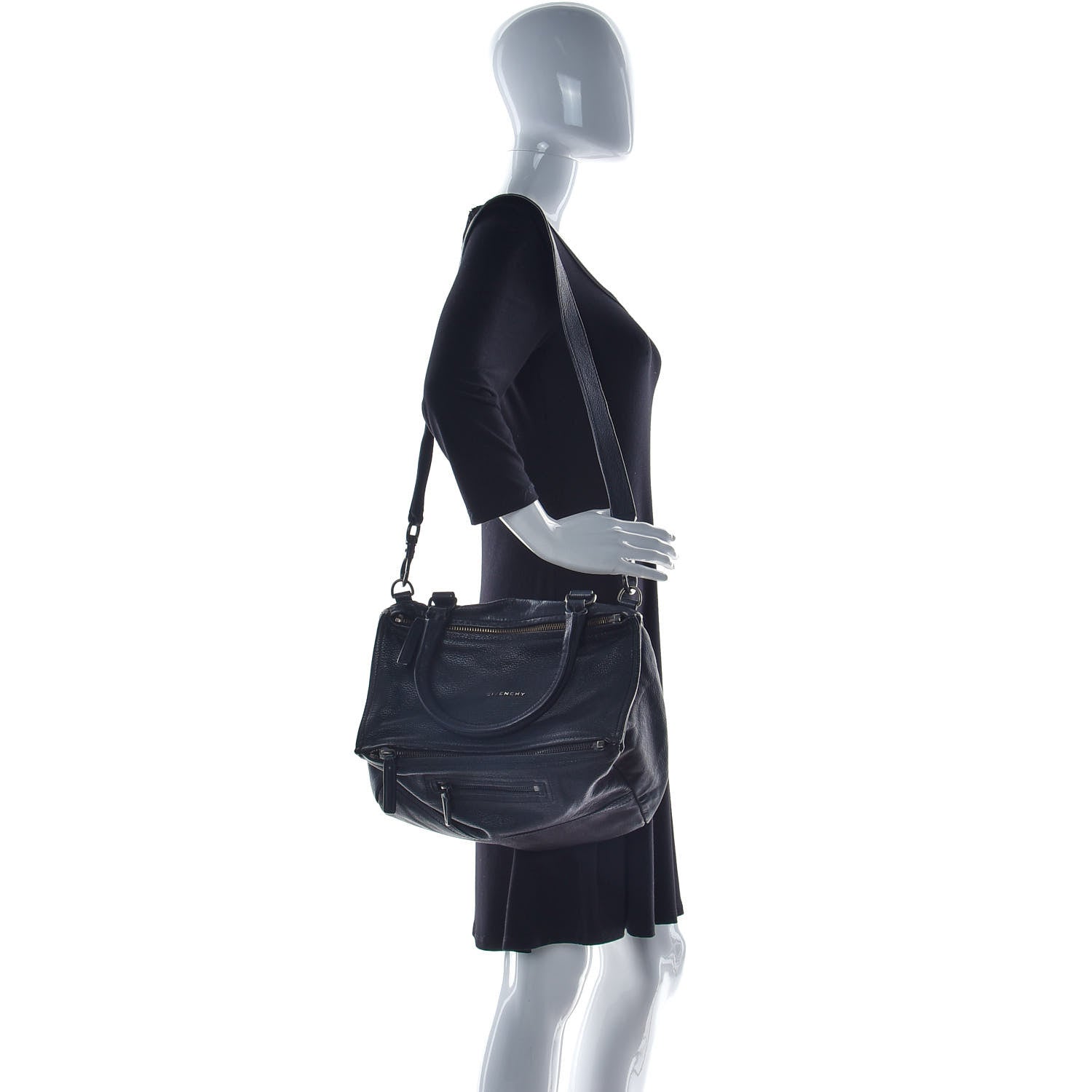 Givenchy Sugar Goatskin Medium Pandora Black 2 of 10
