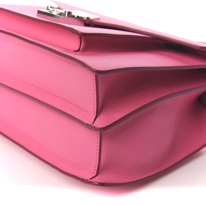 MCM Grained Calfskin Medium Patricia Park Avenue Satchel Sugar Pink 7 of 9