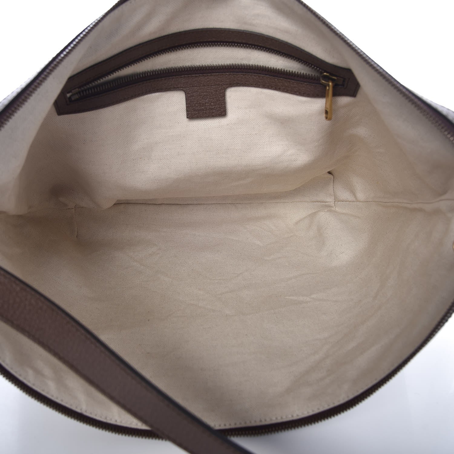 Gucci GG Supreme Monogram Web Ophidia Half Moon Hobo Brown 5 of 7