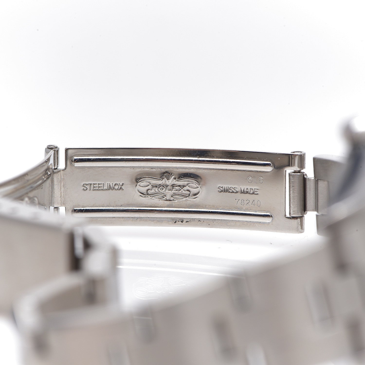 Rolex Stainless Steel 18K White Gold 26mm Oyster Perpetual Datejust Watch White Roman 79174 5 of 5