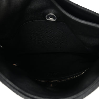 Gucci Sakai Be Green Calfskin Diagonal Stitched Small Blondie Tote  Black 6 of 11