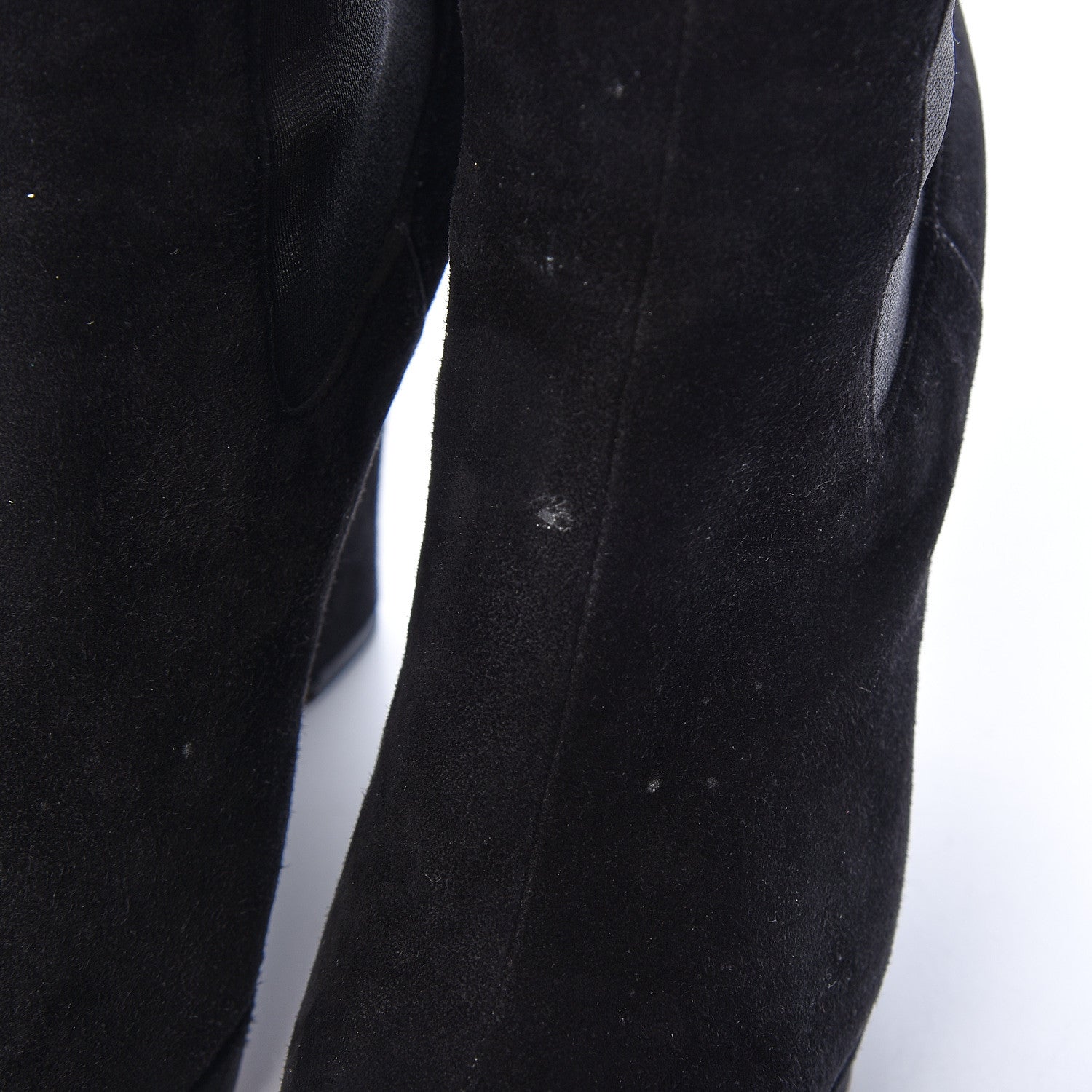 Gucci Suede Ankle Wedge Booties 37 Black 11 of 13