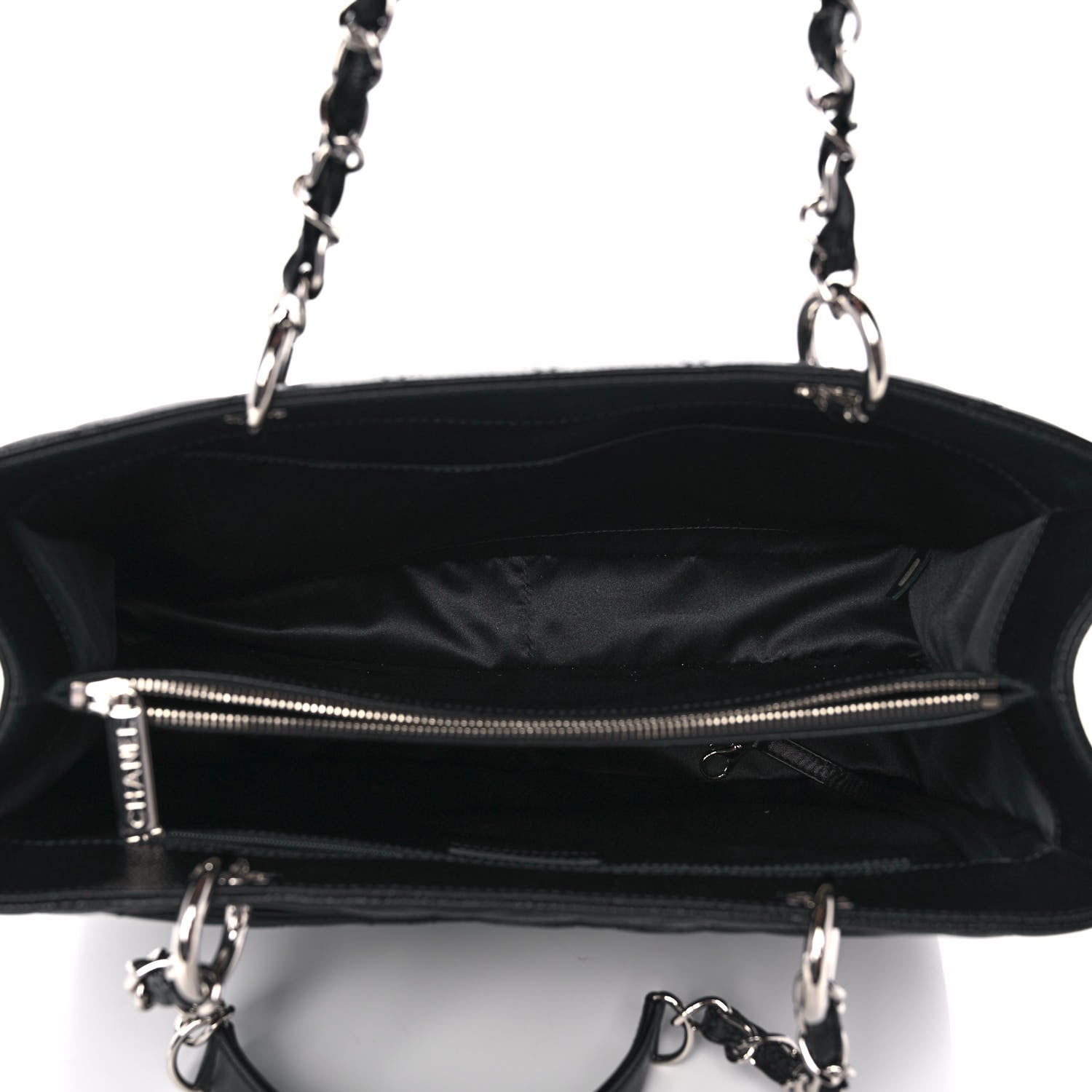 Chanel Caviar Quilted Grand Shopping Tote GST Black 5 of 11